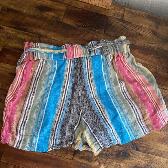 Indigo Rein Colorful Mini Shorts Size Small - Picture 4 of 10